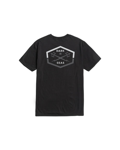 Dark Seas Progressive-Foil T-Shirt black – Vorderansicht