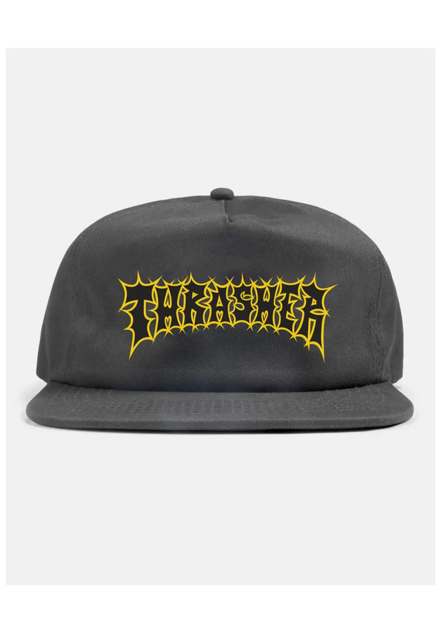 Spikey Snapback charcoal Vorderansicht