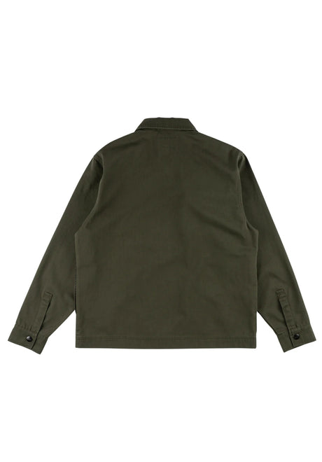 Smite Twill Work Shirt w/ Patch forest Rueckenansicht