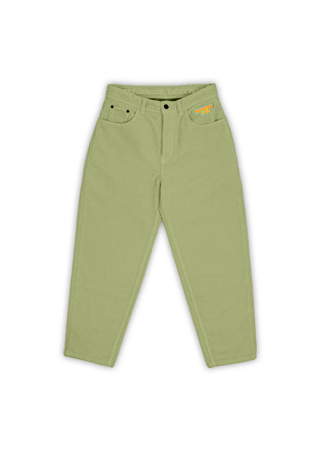 X-tra Baggy Cord Women ickygreen Vorderansicht