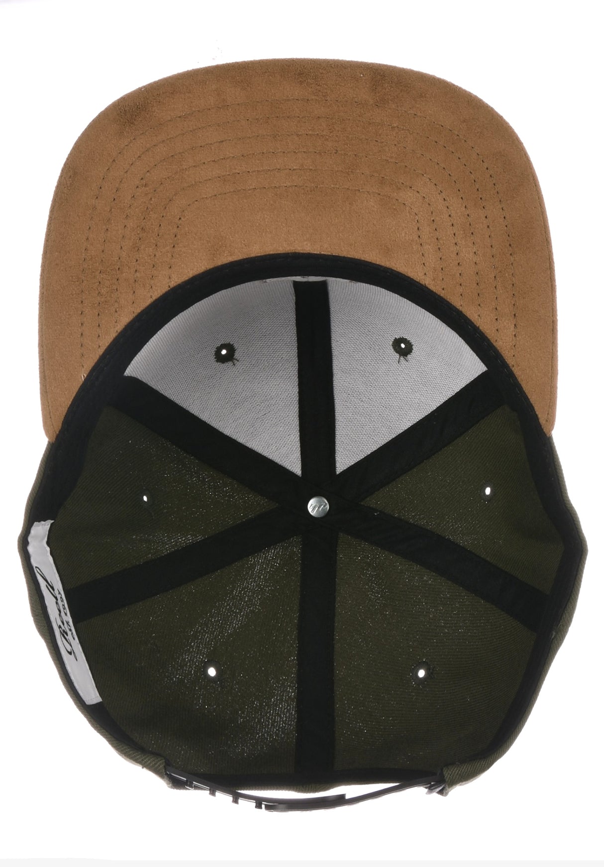 Suede 6-Panel darkolive Oberansicht