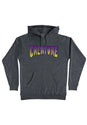 Logo Heavyweight charcoal heather-purple Vorderansicht