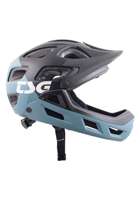 TSG Seek Youth FR Graphic Design Helm flow black-blue – Rückenansicht