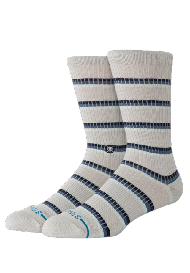 Multistripe Ribbed Crew grey Vorderansicht