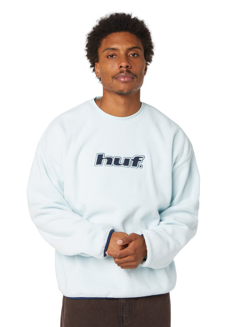 H Dot Polar Fleece sky Vorderansicht