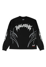 Scrub Mesh Racing Jersey black Vorderansicht