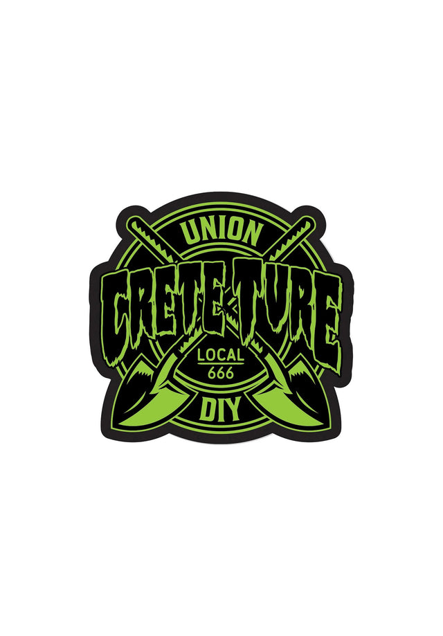 Crete-Ture DIY Vinyl Sticker green-black Vorderansicht