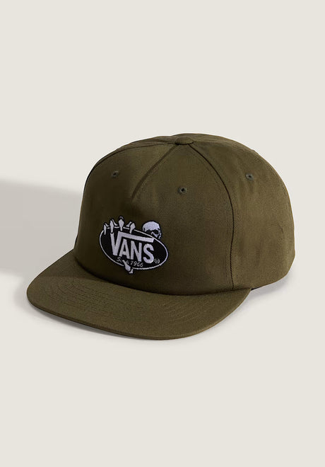 Vans Show Off Unstructured Cap mossyolive – Vorderansicht