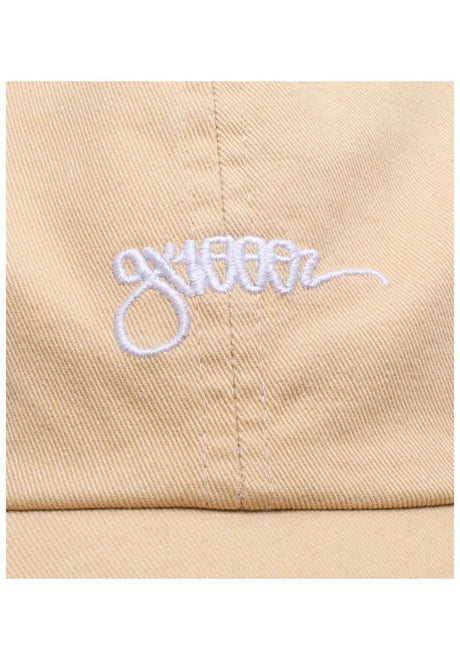 Tag 6-Panel Polo Snapback khaki-washed Rueckenansicht