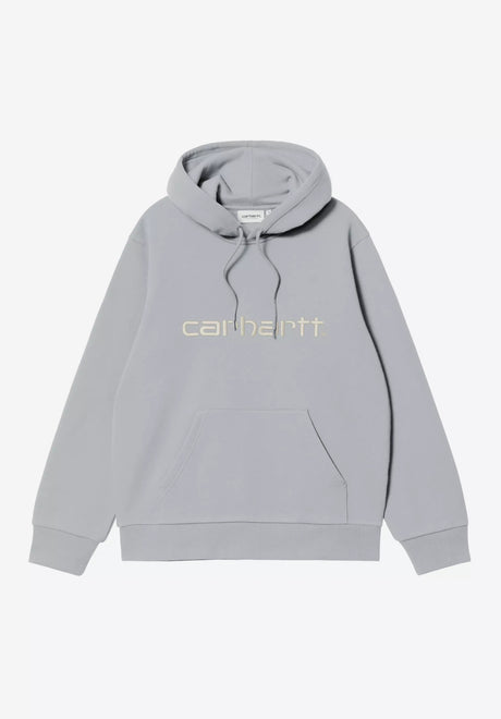 Carhartt WIP Hooded Carhartt Sweatshirt Hoodie mirror-cinnerus – Vorderansicht
