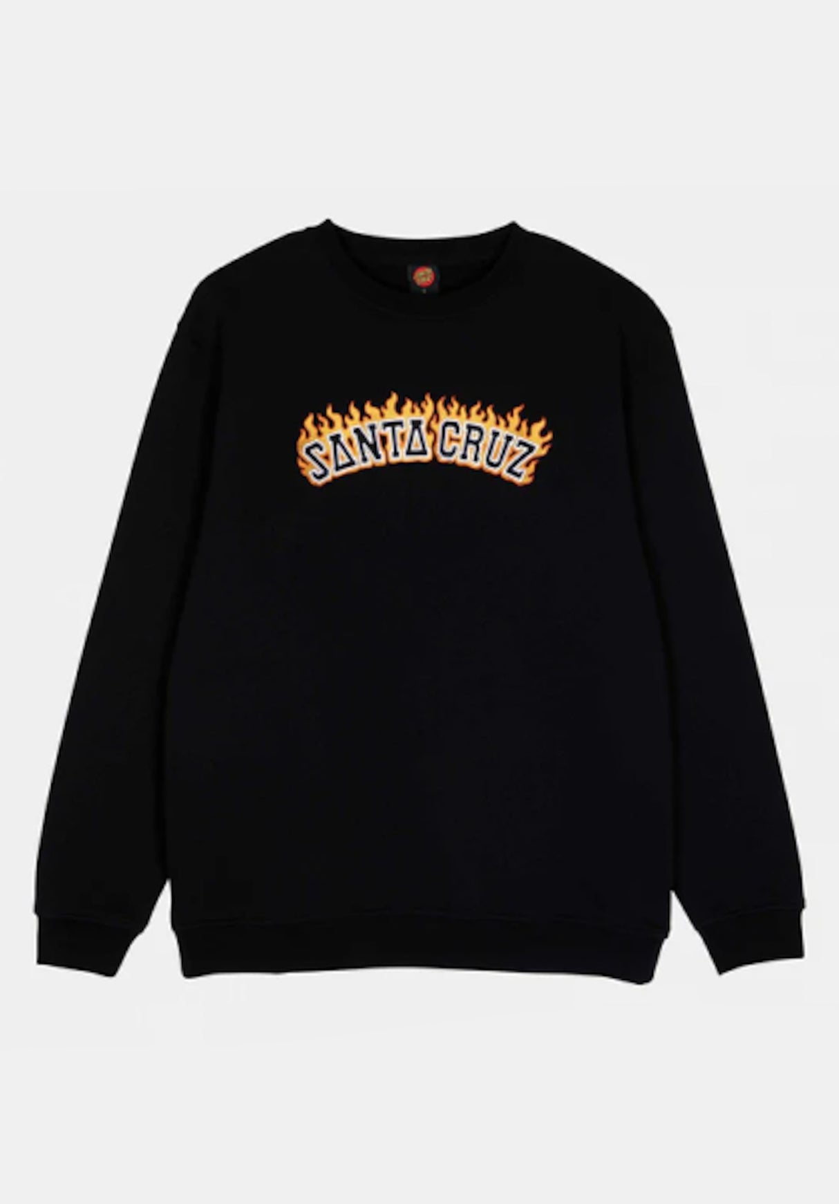 Burnt Collegiate Crew black Vorderansicht