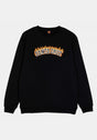 Burnt Collegiate Crew black Vorderansicht