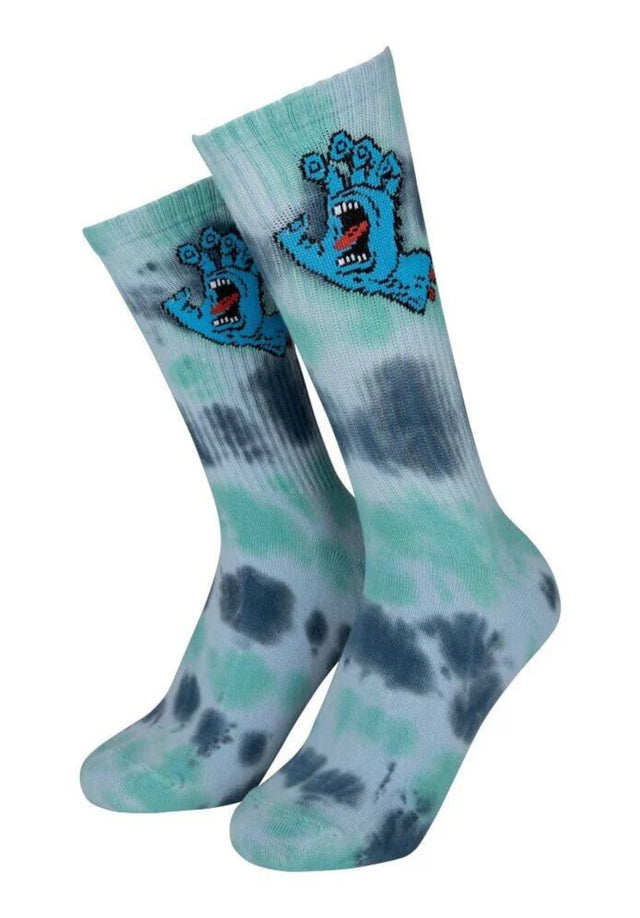 Screaming Hand Tie Dye teal-tie-dye Vorderansicht