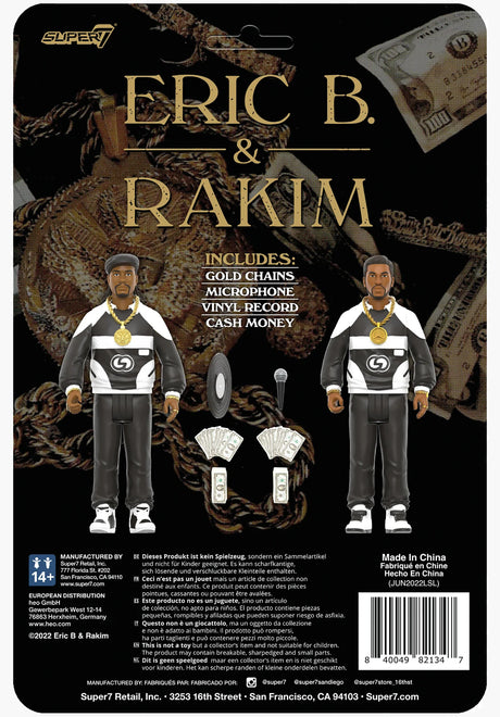 Eric B. & Rakim ReAction Figure Paid In Full 2-Pac multicolored Rueckenansicht
