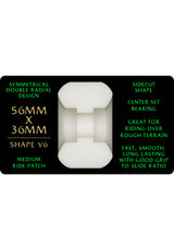 Dragons 88A V6 Symmetrical Medium Ride offwhite Rueckenansicht