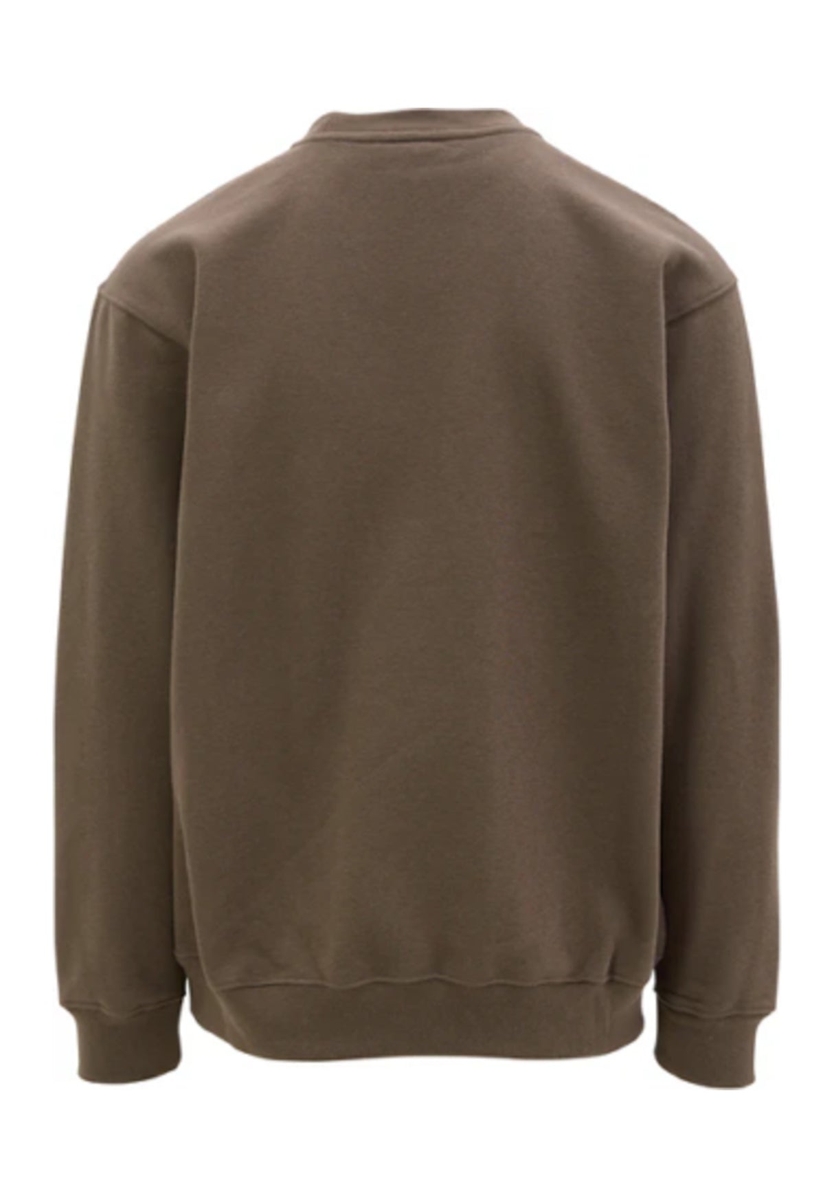 Classic Oval Crew coalbrown Rueckenansicht