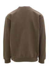 Classic Oval Crew coalbrown Rueckenansicht