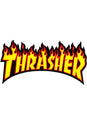 Flame Sticker Large 10 yellow Vorderansicht