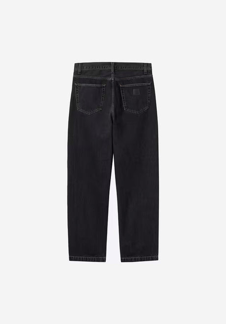Carhartt WIP Aaron Pant Jeans blackstonewashed2 – Rückenansicht
