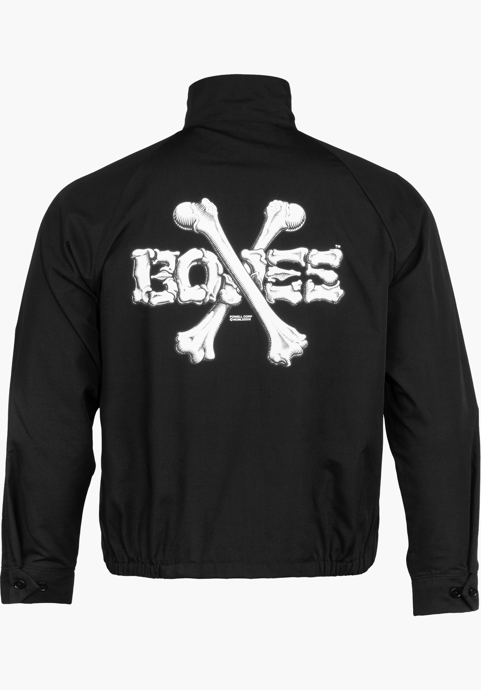 新品 Powell Peralta Cross Bones Jacket 黒 L Cross Bones Powell-Peralta Übergangsjacke in black für Herren – TITUS