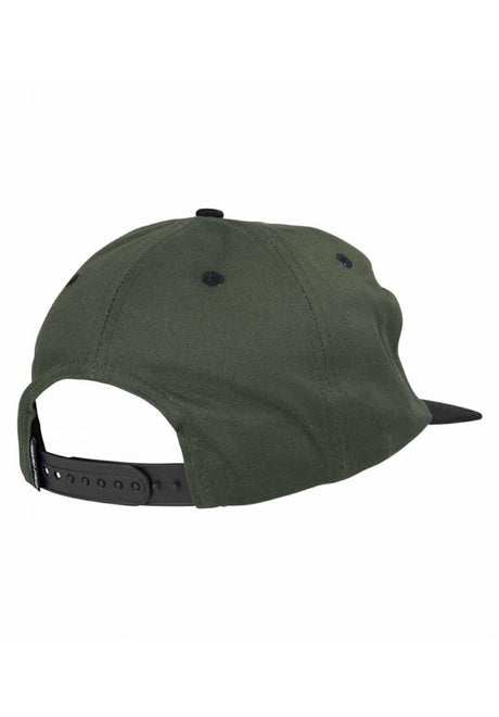 Stamped Opus Snapback kale-black Rueckenansicht