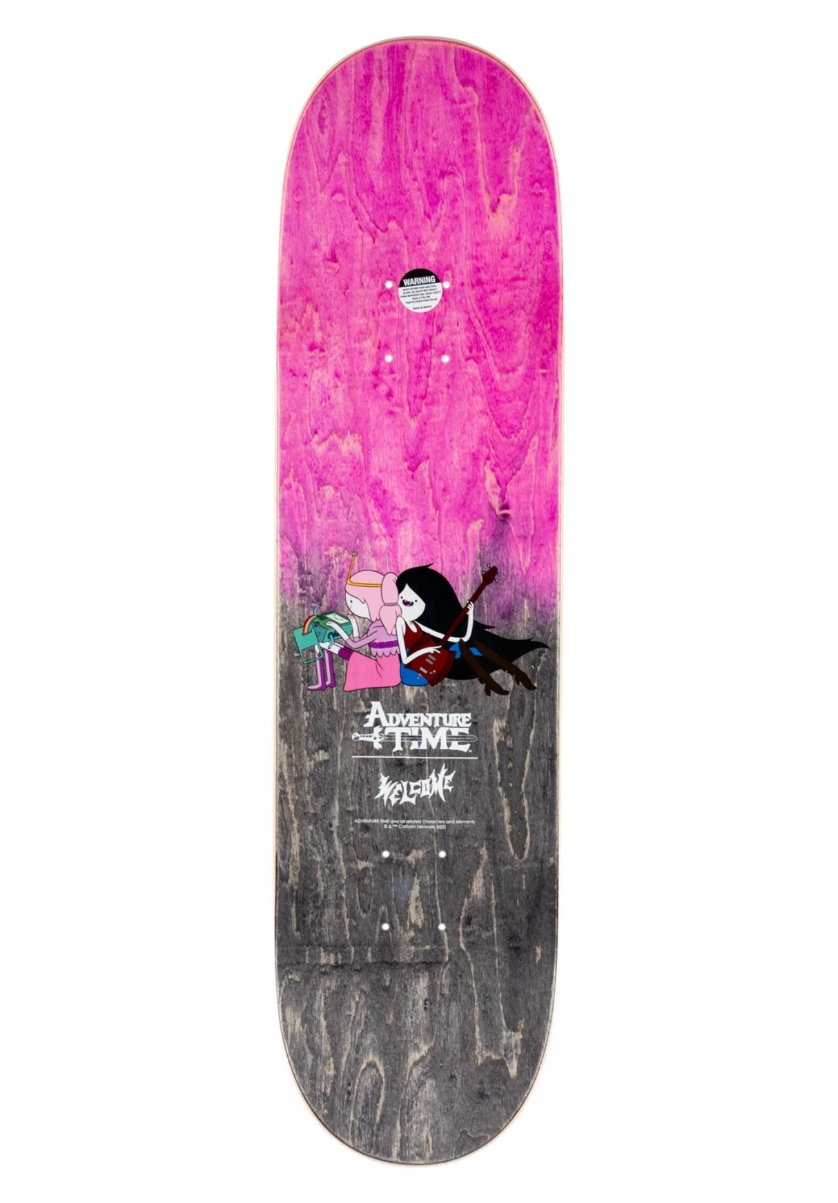 Princess Power Popsicle pink-black gradient veneer Rueckenansicht