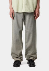 Landon Pant blue-leathergarmentdyed Vorderansicht
