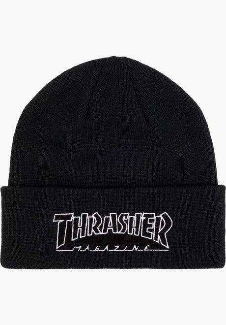 Outlined Logo Embroidered black Vorderansicht