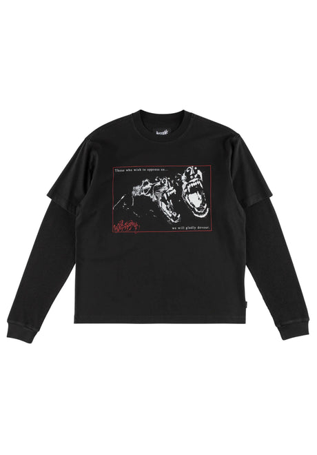 Snarl Layerd black Vorderansicht