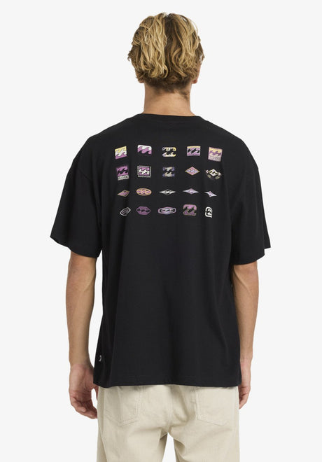 Billabong Timeline Og T-Shirt black – Vorderansicht