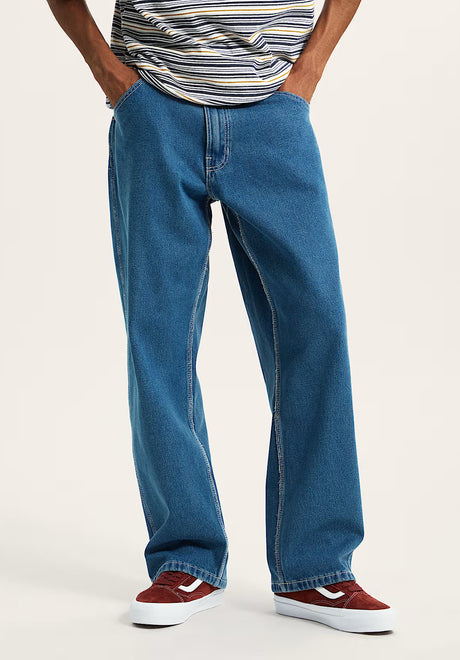 Skate Check-5 Skate Loose Denim vintageindigo Vorderansicht