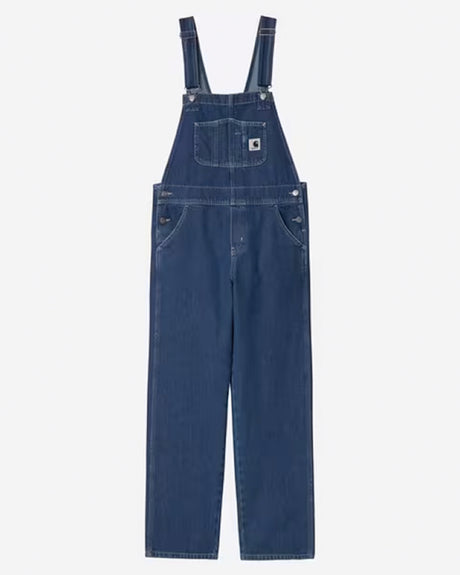 W' Bib Overall Straight bluestonewashed Vorderansicht