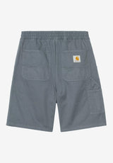 Flint Short cozybluegarmentdyed Rueckenansicht