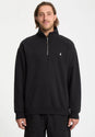 Single Stone Quarter Zip black Vorderansicht