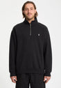 Single Stone Quarter Zip black Vorderansicht