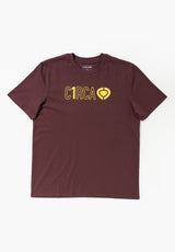 Din Icon Track redbrown-yellow Vorderansicht