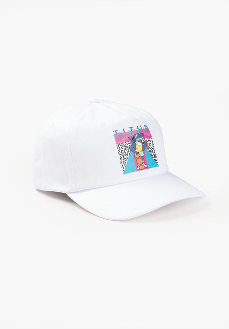 TITUS SharkyJoey Cap white – Vorderansicht