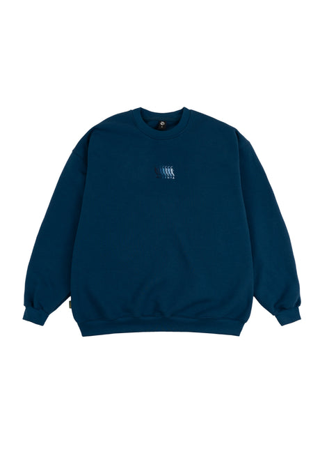 Sequence Crewneck petrolblue Vorderansicht