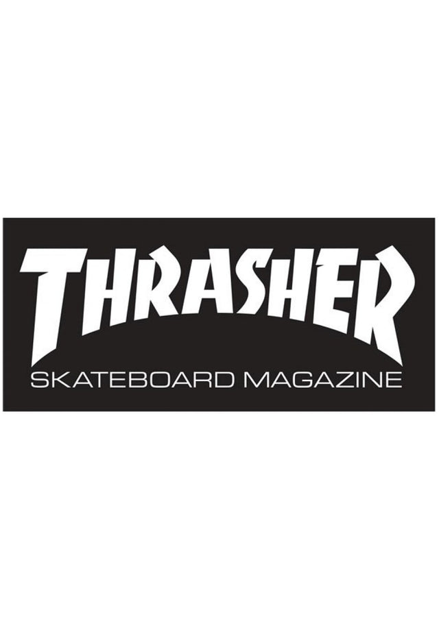 Skate Mag Standard Sticker 1-1/2 x 4 black Vorderansicht