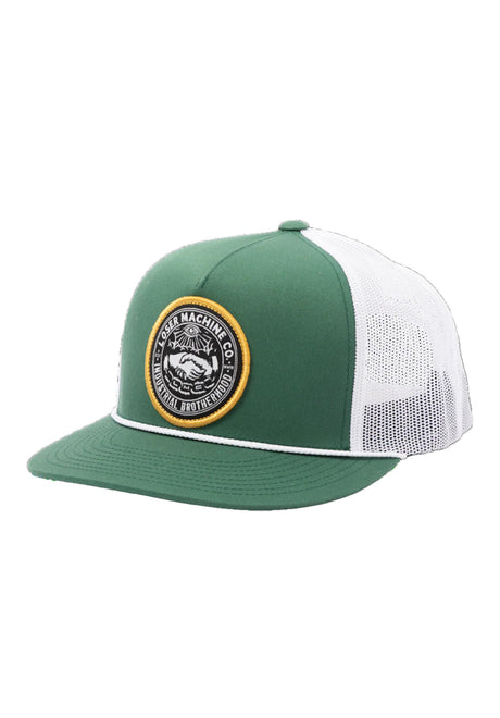 Loser-Machine Duncan Trucker Snapback Cap green-white – Vorderansicht