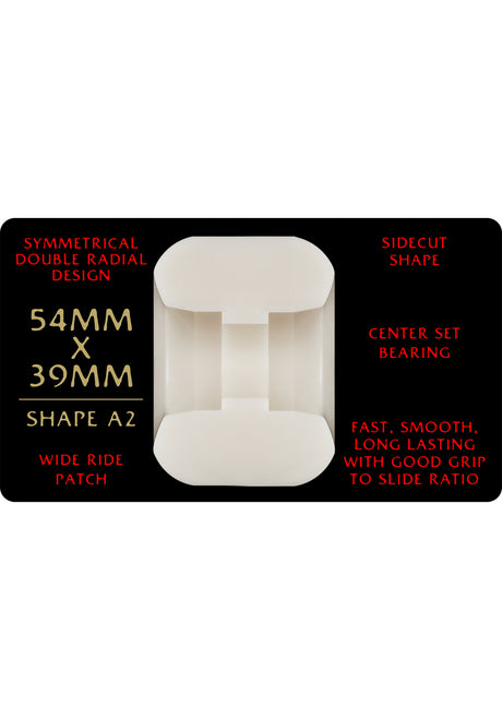 Dragons 93A A2 Symmetrical Wide Ride offwhite Rueckenansicht