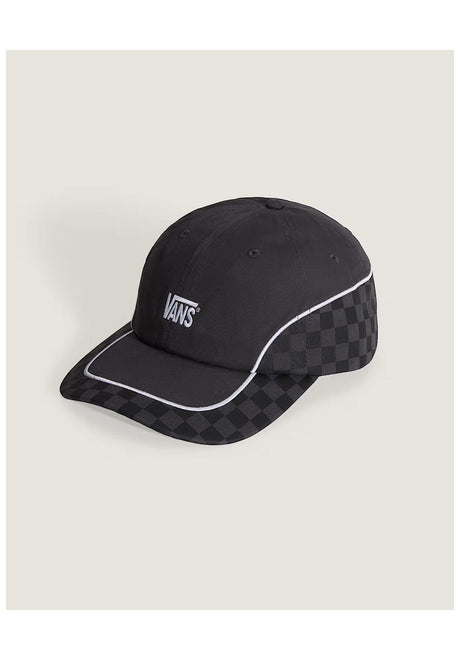 Retro Curved Bill Jockey black Vorderansicht
