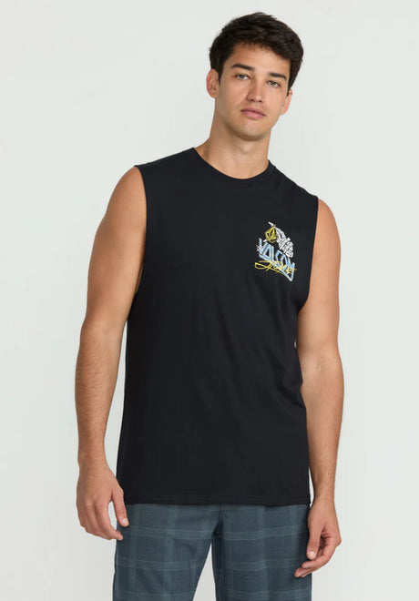 Dropped This Sleeveless antiqueblack Rueckenansicht