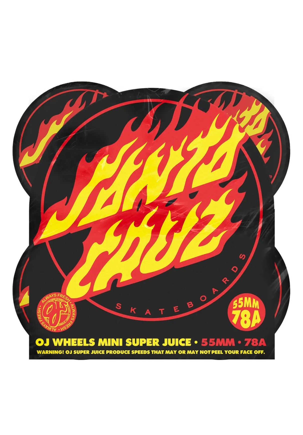 Flame Dot Mini Super Juice 78A black Rueckenansicht