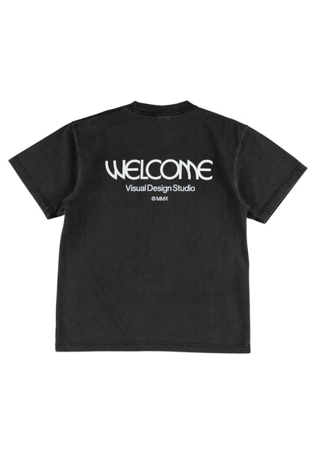 Studio Boxy Garment-Dyed vintage-black Rueckenansicht
