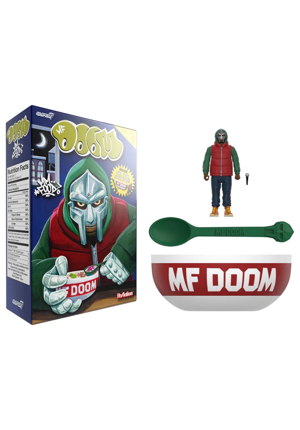 MF DOOM ReAction Figures Wave 02 - MF DOOM (Mm..Fo multicolored Vorderansicht