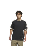 adidas-skateboarding FSBS Ringer T-Shirt black-khaki – Vorderansicht