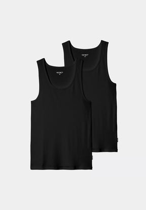 A-Shirt 2 Pack black2 Vorderansicht
