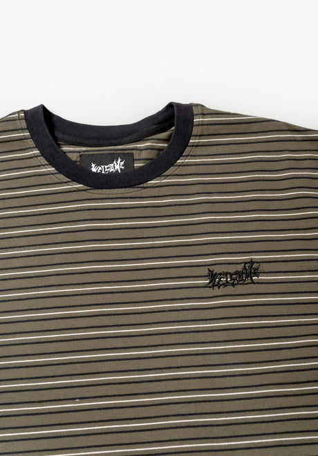 Recess Boxy Striped Knit forest night Rueckenansicht