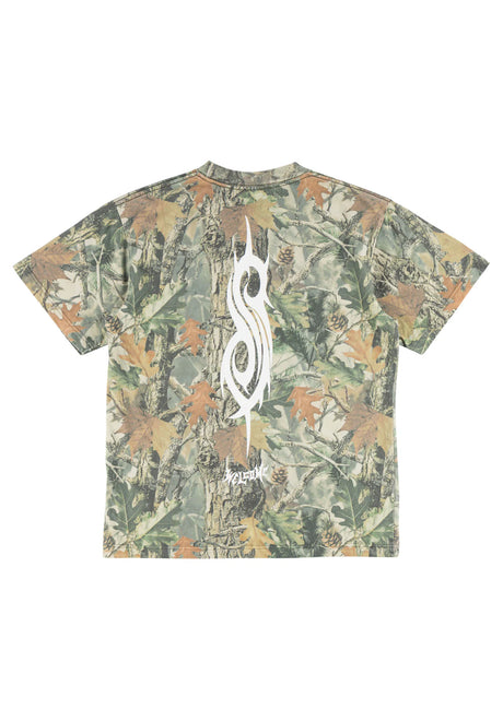 x Slipknot Oval Logo Boxy camo Rueckenansicht